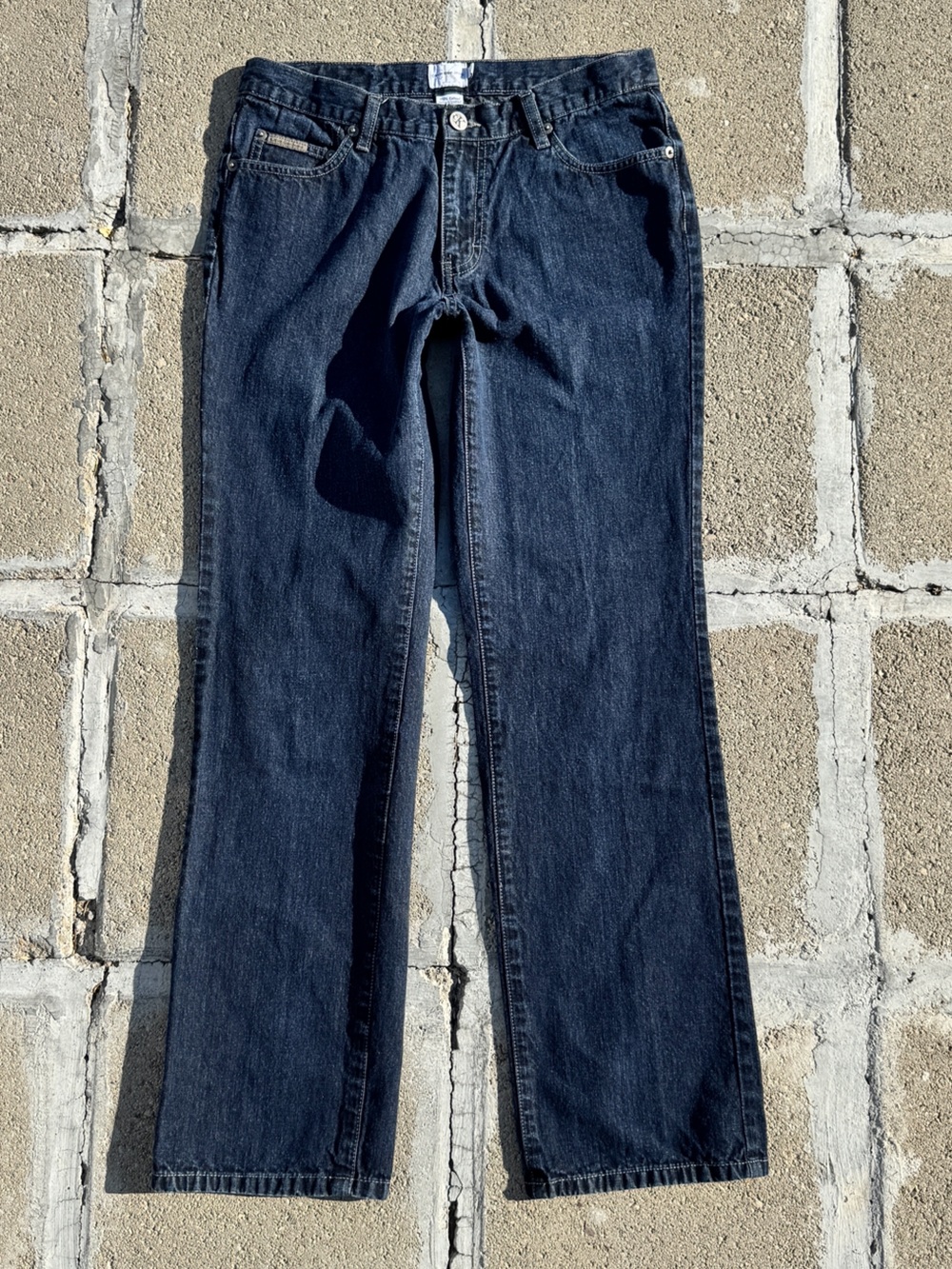 Y2K Calvin Klein Dark-wash Bootcut Jeans